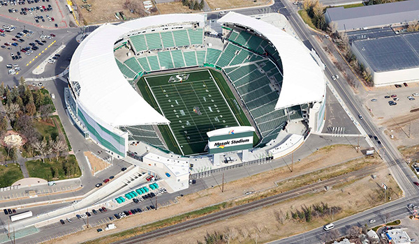 Mosaic Stadium in Regina